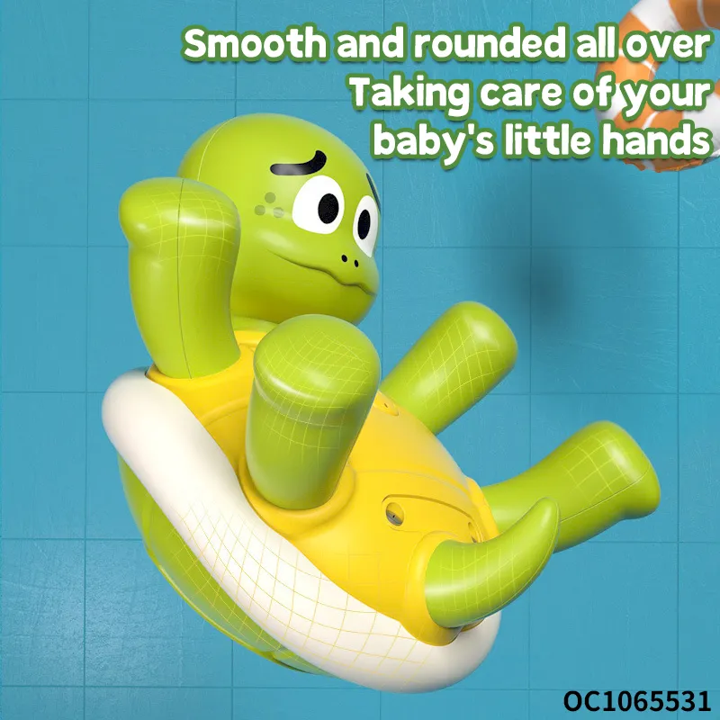 Wholesale Children Interactive Shower Bathroom Bathtub Water Spray Electric Animal Game Toy for Children