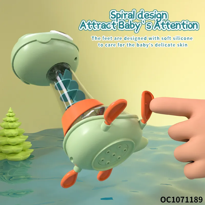 Wholesale Children Cartoon Dinosaur Design Educational Water Play Baby Bathroom Bath Shower Toy
