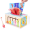 Wholesale Montessori Plastic Educational Wooden Puzzle Activity Fishing Baby Box Toy