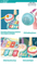 Wholesale Kids Plastic Electronic Drum Set Toy Instrument Rainbow Musical Keyboard