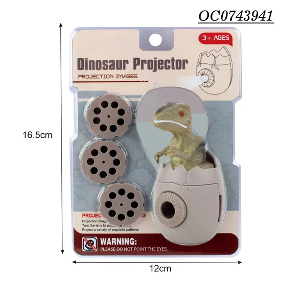 New Design Funny Light Cute Plastic Dinosaur Eggs Dino Projection Kids Toys