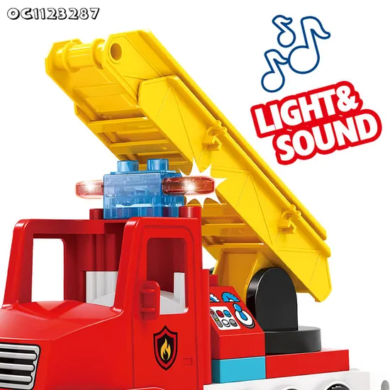 Building Block Assembly Kit for 4 Years Olds with Light and Sound