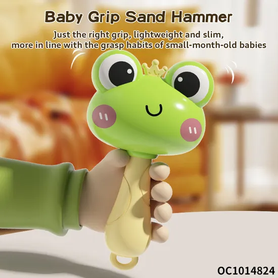 Cartoon Frog New Born Baby Bed Bell Music Toy Animals Rattle Snake for Baby Toys 0-12 Months with Sound