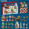 Wholesale Montessori Christmas Custom Block Plastic Building Blocks Set Cartoon Mini Toys for Kids Gift