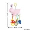 Wholesale Stuffed Doll Rabbit Cute Fabric Pull Hanging Baby Plush Sensory Activity Toy