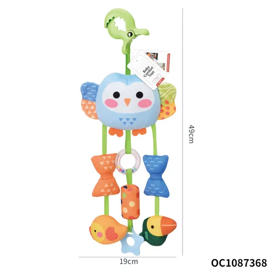 Wholesale Children Stuffed Sensory Sleeping Soft Owl Plush Baby Mobile Toys