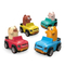 Wholesale Plastic Children Mini Novelty Toys Promotion Baby Press and Go Mini Funny Cartoon Animal Toys Car