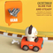 Wholesale Miniature Children Hot Selling Plastic Cute Cow Push Press and Go Animal Toy Car for Baby