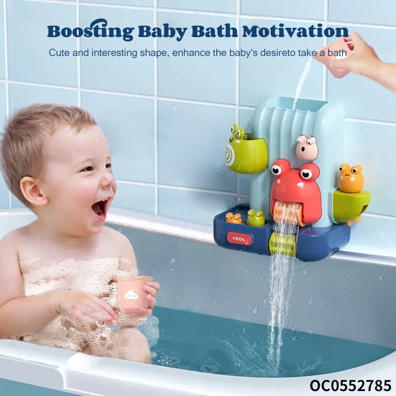 Wholesale Bathroom Cartoon Animal Baby Shower Games Water Bath Toys for Kids