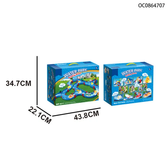 Wholesale Educational Electric Plastic DIY Track Play Children's Bath and Water Game Toys