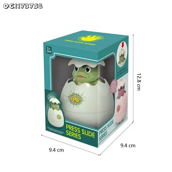 Wholesale Water Spray Cartoon Dinosaur Egg Baby Bath Floating Toys