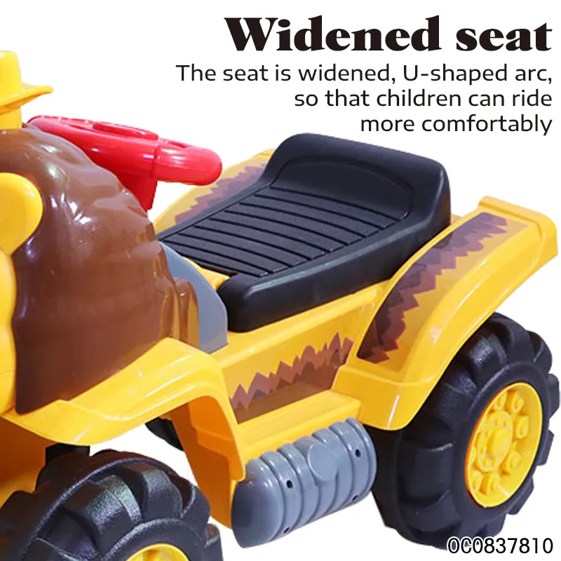 Wholesale Baby Cartoon Animal Lion Electric Ride on Plastic Balance Car