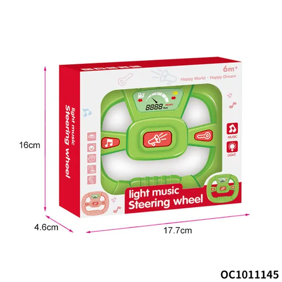 Children Interactive Educational Plastic Baby Kids Musical Montessori Steering Wheel Toys