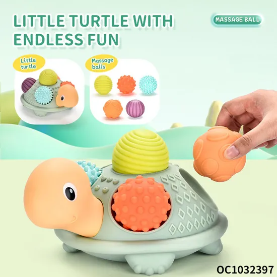 Wholesale Children Water Shower Hand Eye Soft Cube Baby Silicone Bath Toy