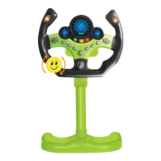 Baby Steering Wheel Stand Racing Interactive Electronic Game Toy for Kids