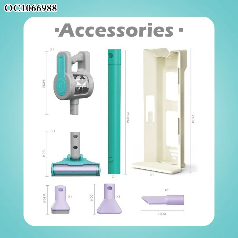 Wholesale Educational Plastic Pretend Play Home Cleaning Household Electric Cleaner Toy for Kids