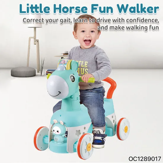Horse Children Wholesale Battery Powered Ride on Toys Cars Kids Baby Soothing Car with Music