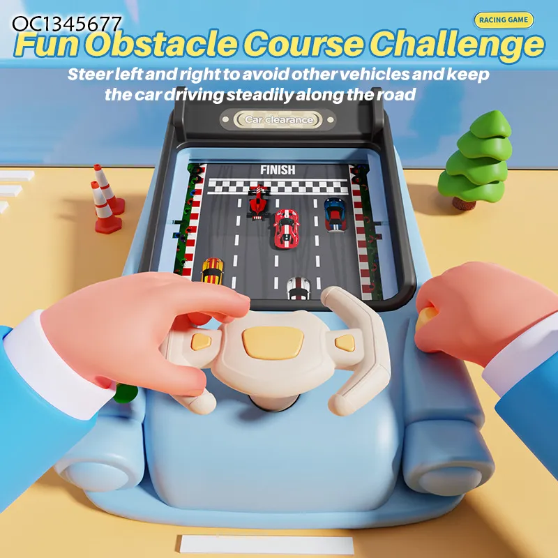 Wholesale Interactive Montessori Children Game Driving Interactive Racing Adventure Steering Wheel Educational Toy for Kids