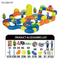 Custom New Trending Creative Building Blocks Toy Set OEM Racing Car Assemble Flexible Track Toy for Kids Colorful Children Gift