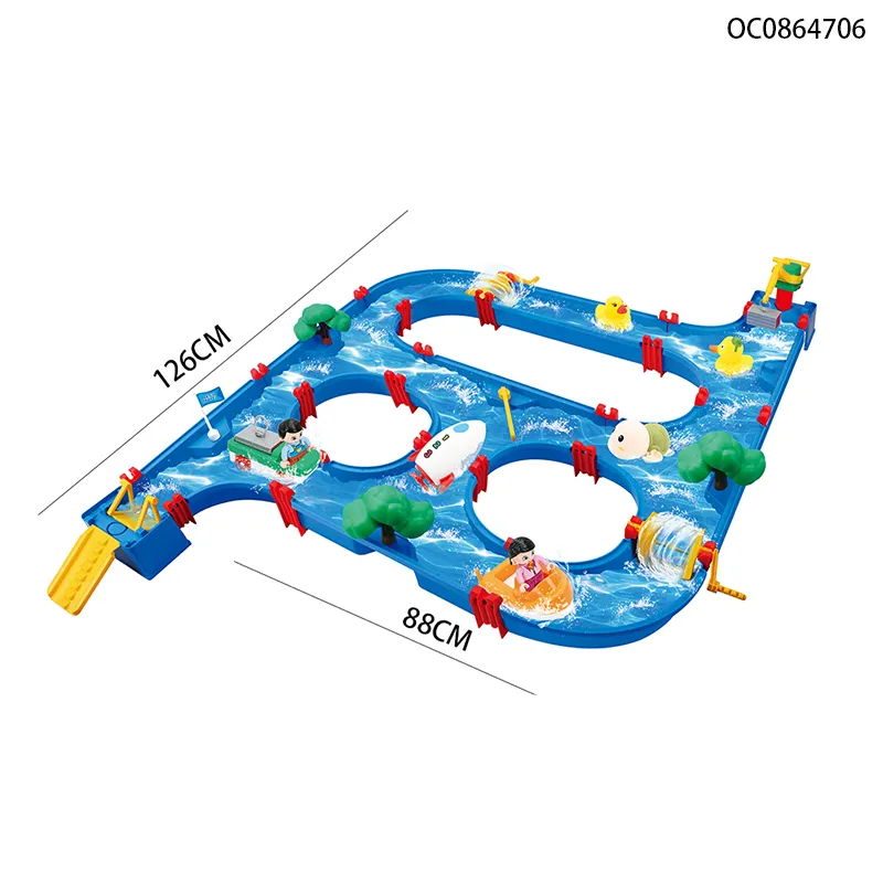 Wholesale 89PCS DIY Summer Track Bath Baby Kids Play Water Game Toys