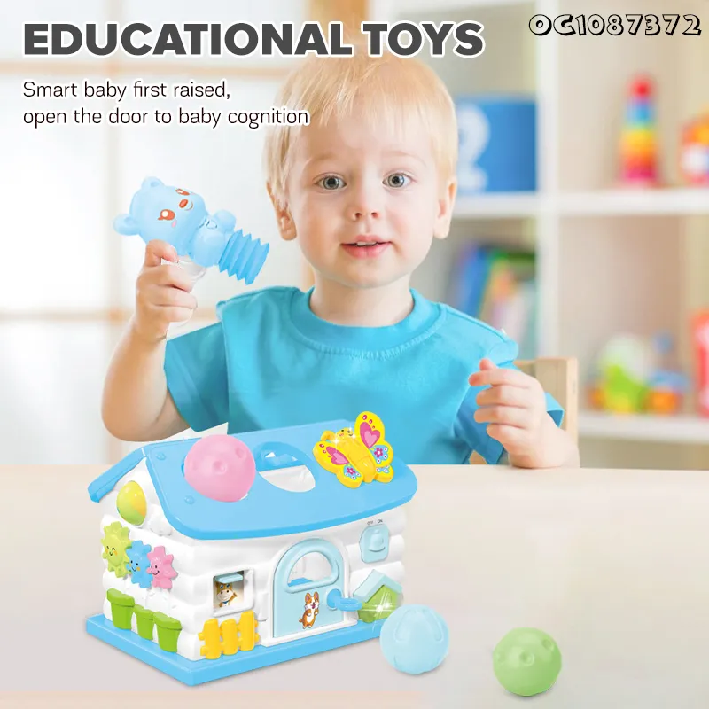 Wholesale Whack a Mole Game Kids Educational Cube Montessori Baby Board Game Toy
