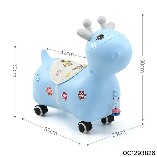 Wholesale China Children Cartoon Deer Plastic Kids Battery Operated Ride on Style Baby Electric Balance Car