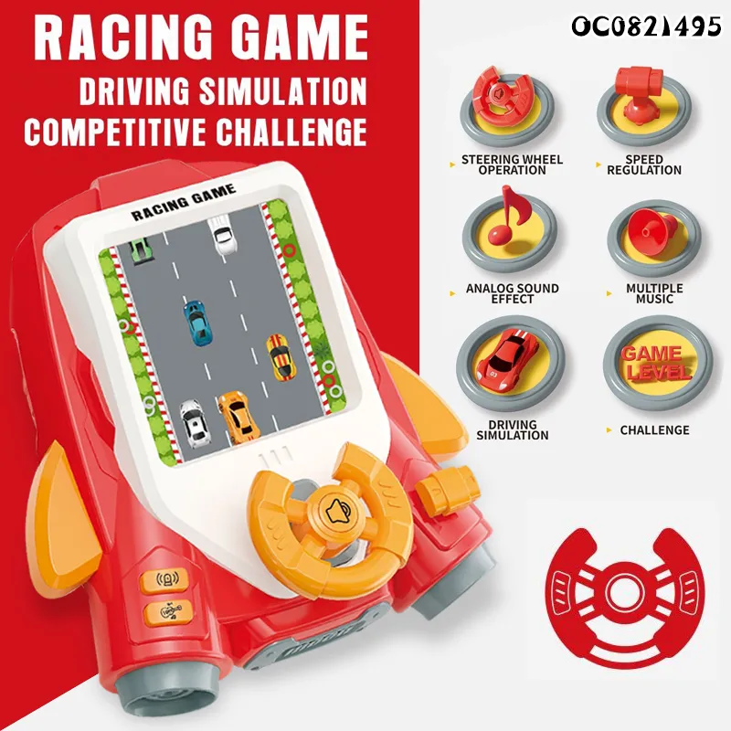 Funny Custom Family Family Car Racing Machine Steering Wheel Board Game for Kids Boys