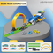 Ejection Flexible Racing Car Track Truck Catapult Small Transport Shark Car Gift Play Toys for Kids Boys with Mini Cars