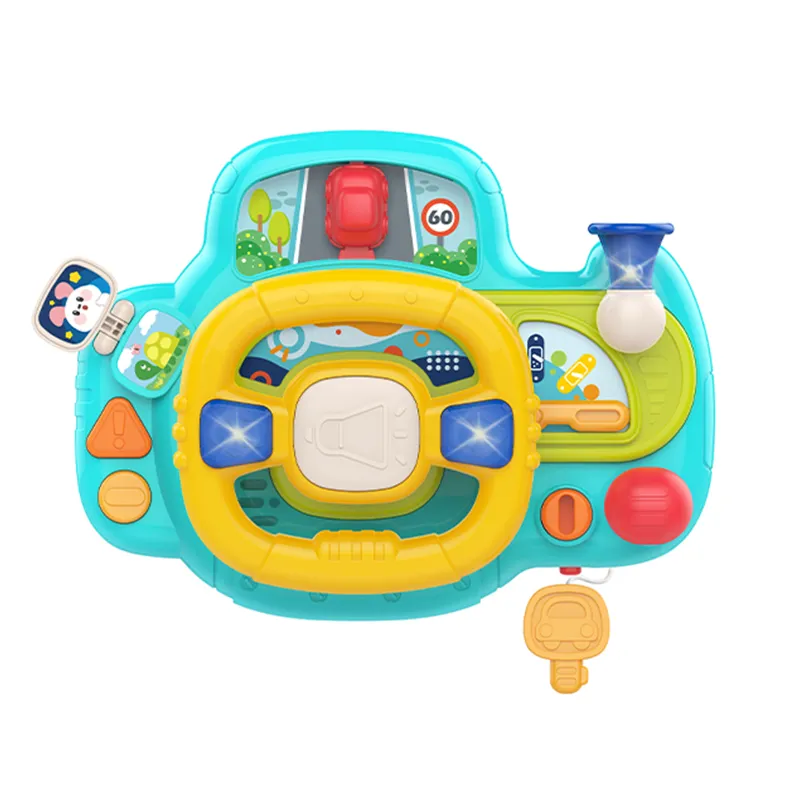 Classic Custom Intelligence Steering Wheel Baby Montessori Sensory Toys Game