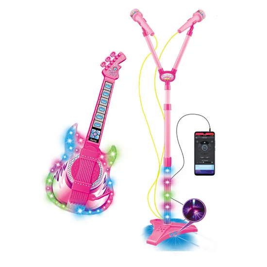 Wholesale Kids Interactive Sensory Popular Musical Instruments Battery Operated Guitar Toy