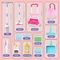Wholesale Plastic Educational Pretend Plastic Children House Play Cleaning Gift Set for Kids