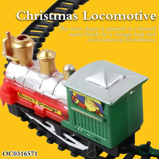 Wholesales Hot Selling Tracking Train Set Electric Toy with Light Music Christmas Gifts New Year Kids Hot Toys for Children