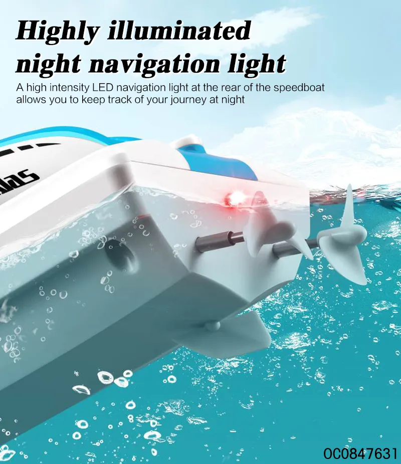 Wholesale Electric Racing Game Toys 2.4G R/C Remote Control Plastic High Speed Toy Boat