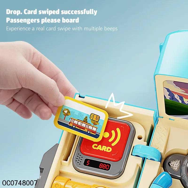 Interesting Interactive Montessori Baby Cartoon Kids Children Educational Steering Wheel Toy