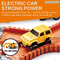 Gift DIY Flexible Racing Game Puzzle Track Cars Set Toy Small Electric Engineering Truck Toy for Kids with Assembled Slots