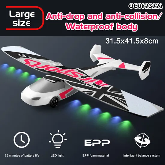 Wholesale Remote Control Foam Flying RC Helicopter Plane with Light