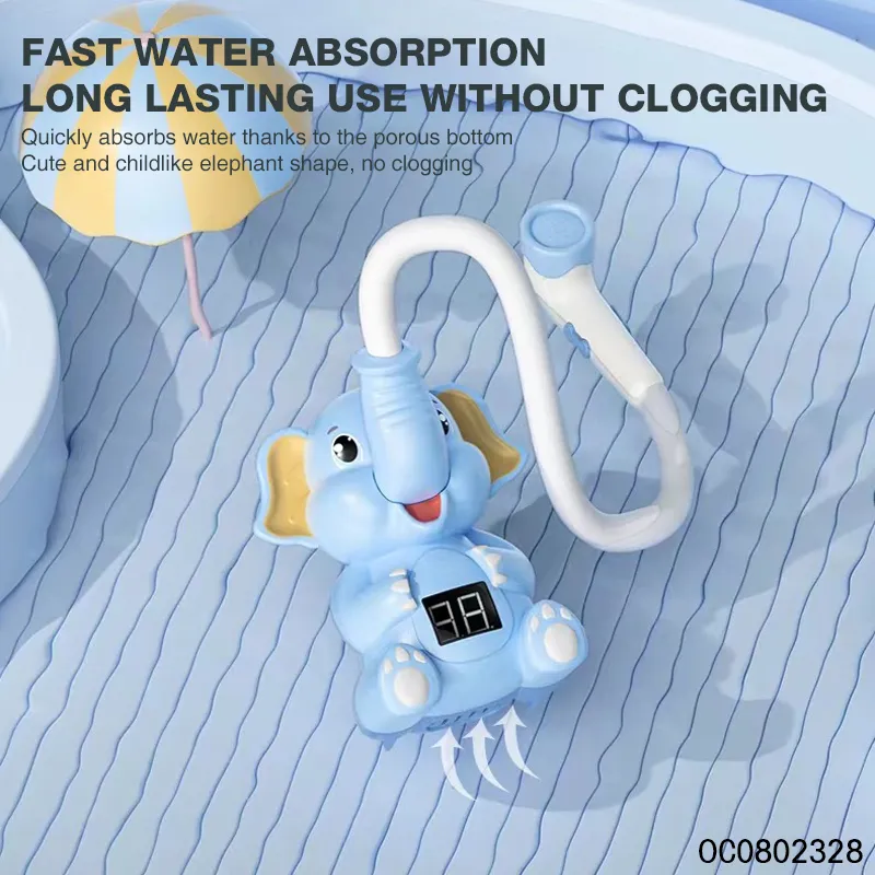 Wholesale Children Bathroom Shower Elephant Flower Sprinkling Baby Bath Spray Water Toys