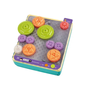 Board Game Educational Toy Interactive Kids Plastic Mechanical Building Blocks Gears Toy Set