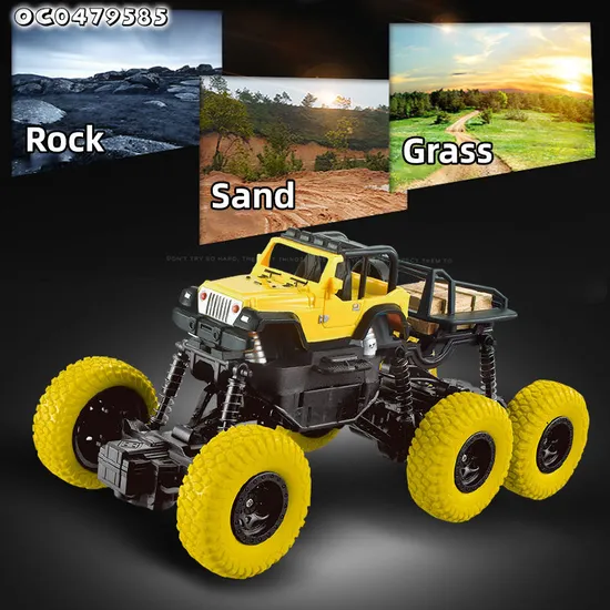 New Model 1: 16 Scale Cheap Wholesale Toys Climbing off Road Remote Control 6 Wheel RC Car