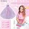 Custom Dress up Doll Set Wholesale Designer Clothing Game Toys with Crafts Accessories DIY for Kids