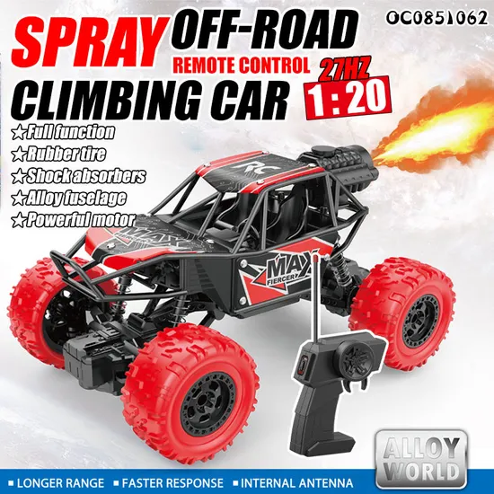 1: 20 Scale off Roading Alloys Model High Speed Toy Remote Control Car