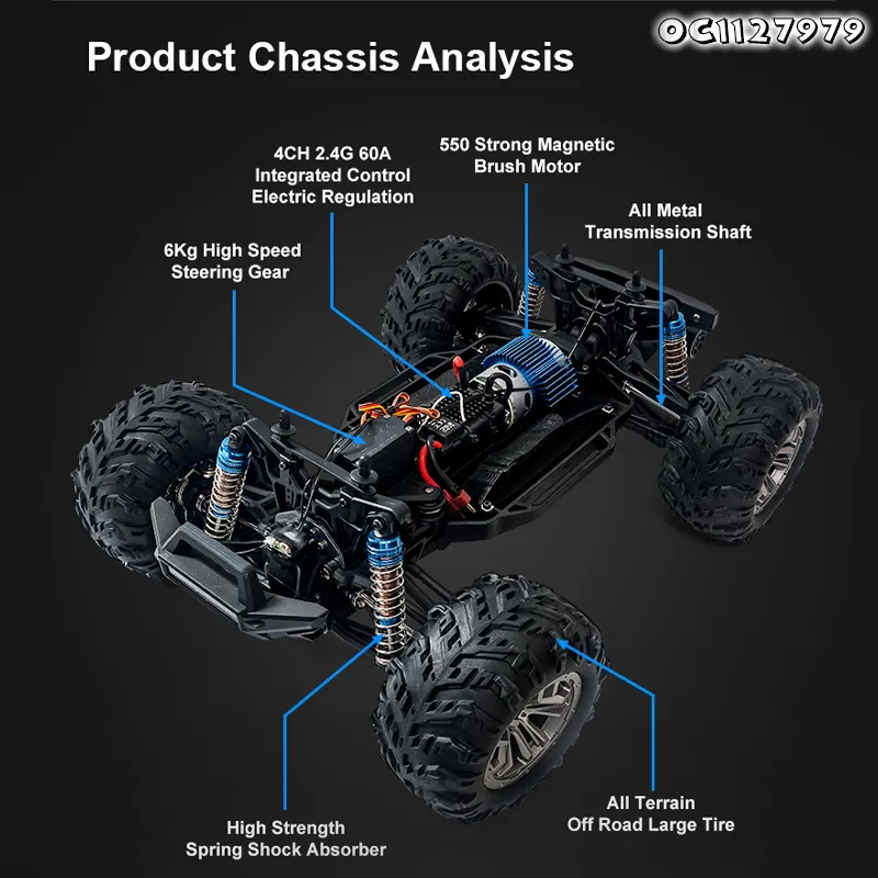 Plastic Wheel Stunt High Speed Wireless Remote Control RC Car
