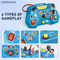 Portable Switches Snap Buttons Circuits Light Busy Board Game Stem Toys Educational New 2025 Physics Toys Science Electronic Kit