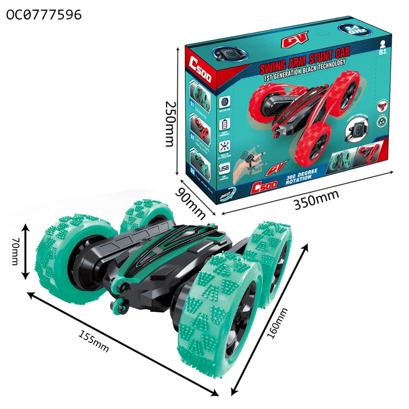 Wholesale Fast Kids Remote Control RC Electric Stunt Car Toy