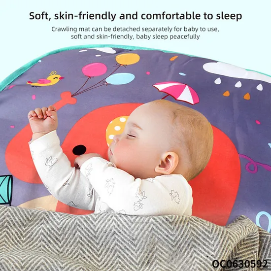 Hot Selling Safe Padded Keyboard New Born Baby Gym Play Mat for Floor with Musical Piano Playmat