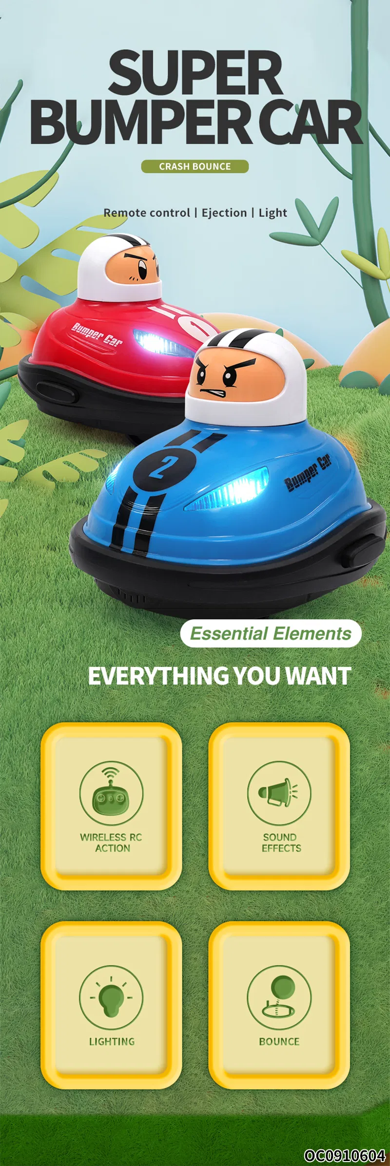 Wholesale 2 Players Board Games Remote Control Robot Car Toy for Kids
