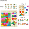 Shape Match Puzzle Custom Wood Busy Board Montessori Toys Educational Game for Children Wooden