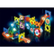 49 Pieces Building Bricks Magnetic Tiles Blocks Toys with Light