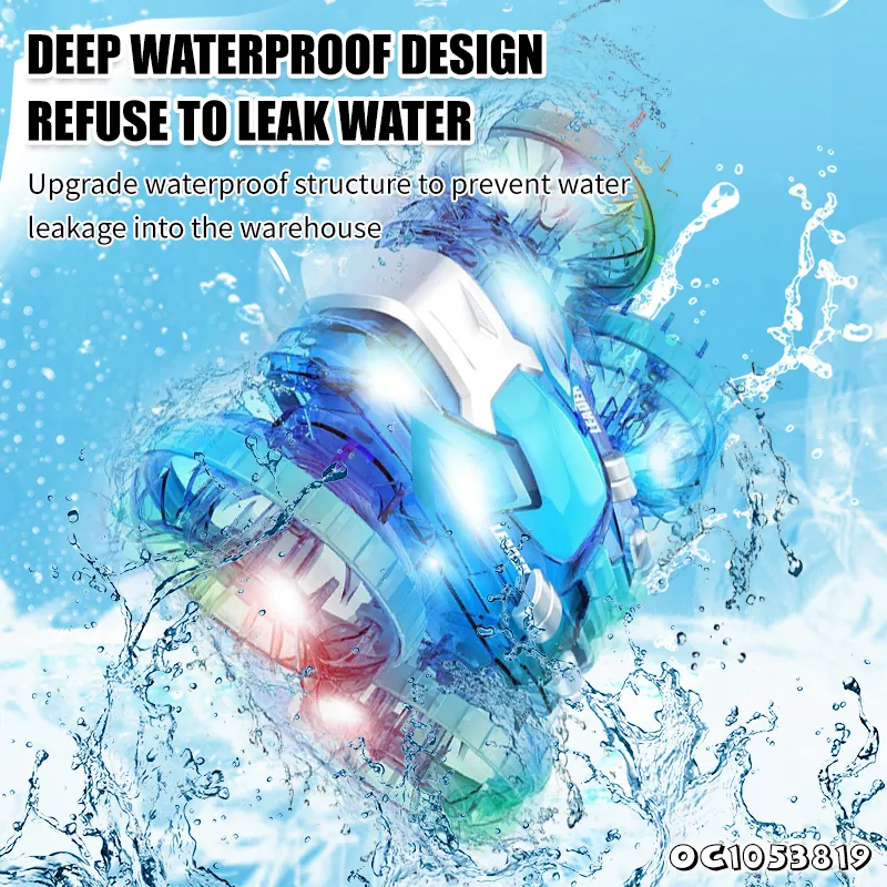 4WD Waterproof Double Sided Remote Control Challenge Toy RC New Stunt Car for Kids and Adult