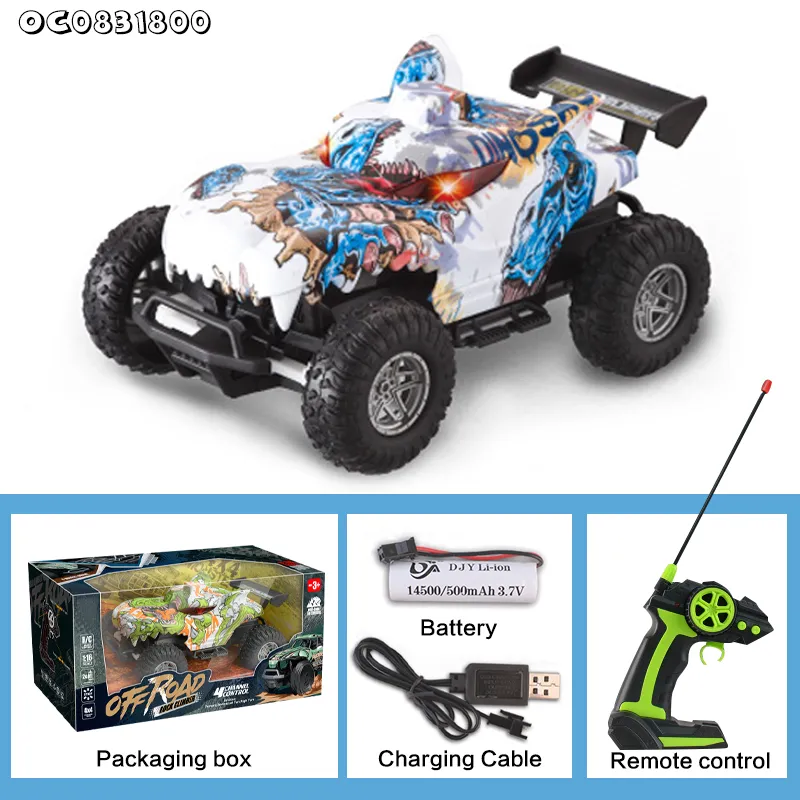 Wholesale Remote Control Set Toy Full Custom 1: 16 RC LED Light up Stunt Rock Climbing Car